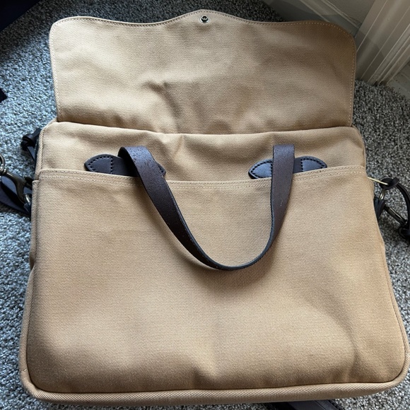 Filson Rugged Twill Original Briefcase (Tan) - Picture 3 of 4